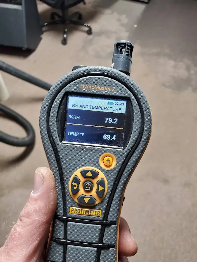 Moisture meter humidity assessment for Fire & Smoke Damage Restoration in Lansdale